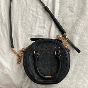 Rebecca mink off round crossbody bag
